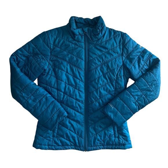Columbia Omni-Heat Insulated Puffer Jacket Women’s Medium Teal - Picture 2 of 15